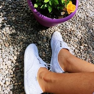Eyelet White Keds Casuals
